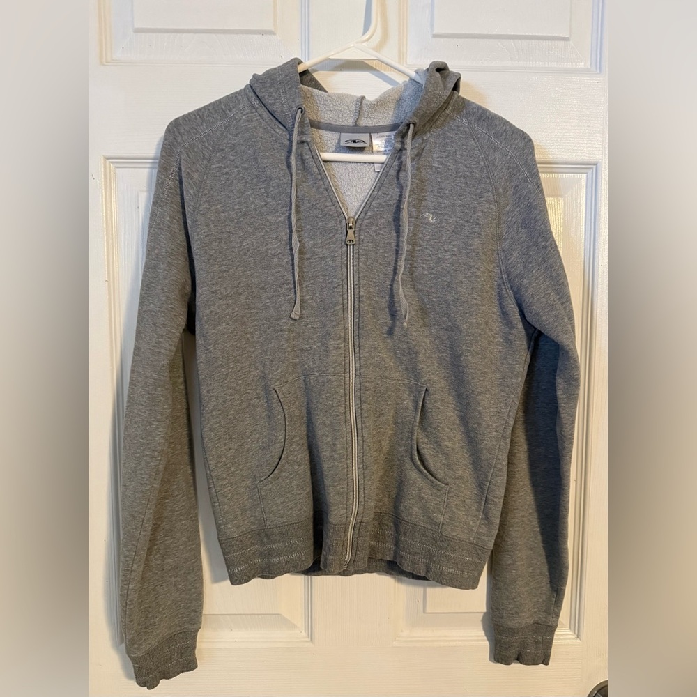 Women’s Athletic Works Brand Gray Zip-Up Sweatshirt Size M